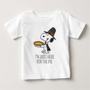 T-shirt Pour Bébé cacahuètes   Snoopy Pilgrim
