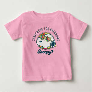 T-shirt Pour Bébé cacahuètes   Snoopy Rainbow Heart Lunettes de sole