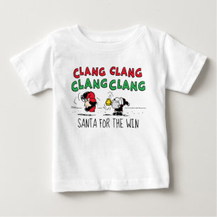 T-shirt Pour Bébé cacahuètes   Snoopy Santa Claus & Lucy
