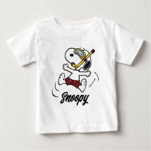 T-shirt Pour Bébé cacahuètes   Snoopy Scuba Diver