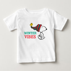 T-shirt Pour Bébé cacahuètes   Snoopy & Woodstock Chaleurs