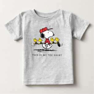 T-shirt Pour Bébé cacahuètes   Snoopy, Woodstock & Friends Golf