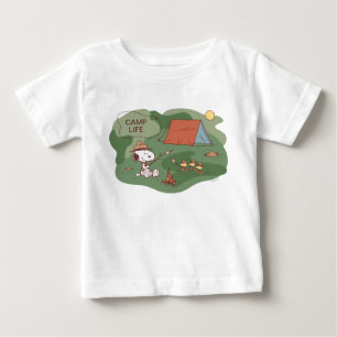 T-shirt Pour Bébé cacahuètes Snoopy & Woodstock Happy Campers