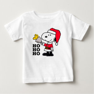 T-shirt Pour Bébé cacahuètes Snoopy & Woodstock Ho Ho Ho
