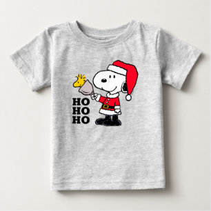 T-shirt Pour Bébé cacahuètes Snoopy & Woodstock Ho Ho Ho