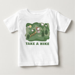 T-shirt Pour Bébé cacahuètes   Snoopy & Woodstock Le bonheur est Ran