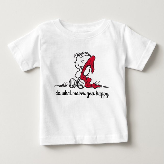 T-shirt Pour Bébé cacahuètes | Un sourire Linus (Devant)