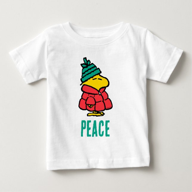 T-shirt Pour Bébé cacahuètes | Veste d'hiver de Woodstock Puffy (Devant)