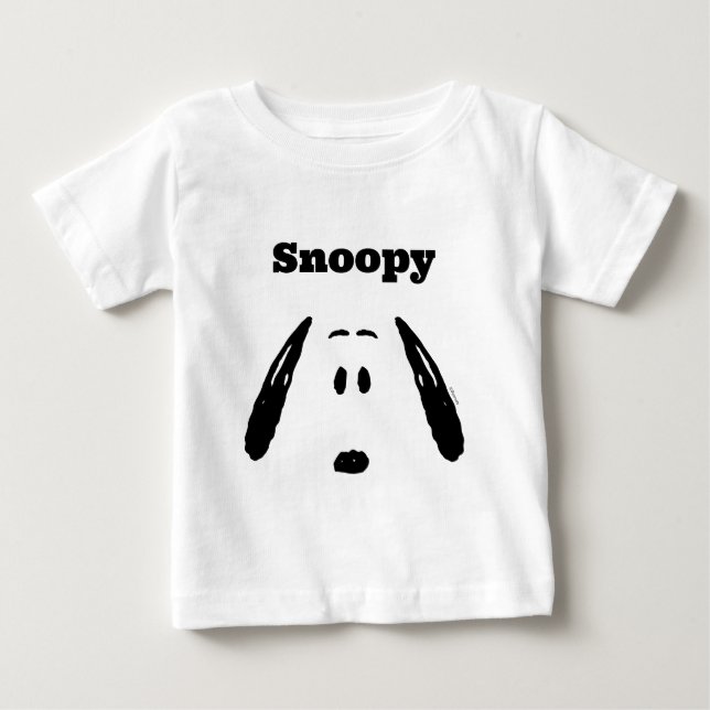 T-shirt Pour Bébé cacahuètes | Visage Snoopy (Devant)