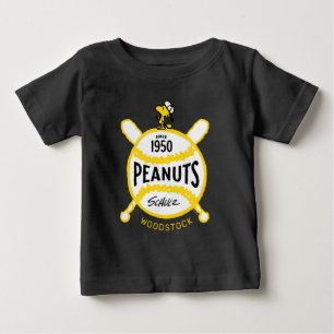 T-shirt Pour Bébé cacahuètes   WoodstockPeanuts Baseball depuis 1950