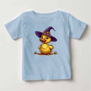 T-shirt Pour Bébé 🎃🦆 Cadeau de bébé Canard de Halloween mignon ✨