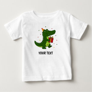 T-shirt Pour Bébé Cadeau de crocodile mignon