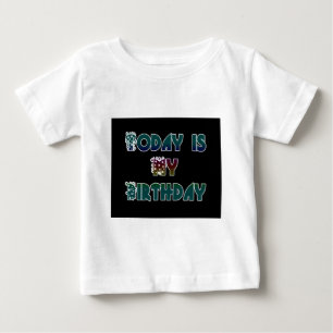 T-shirt Pour Bébé Cadeau Hakuna Matata Aujourd'hui est mon anniversa