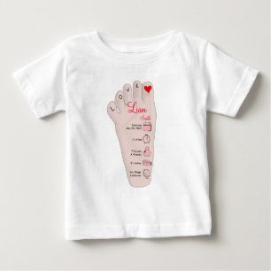 T-shirt Pour Bébé Cadeau personnalisé pour nouveau-né Détails des st