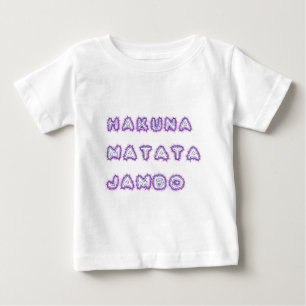 T-SHIRT POUR BÉBÉ CADEAUX DE HAKUNA MATATA JAMBO