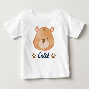 T-shirt Pour Bébé Caleb panda
