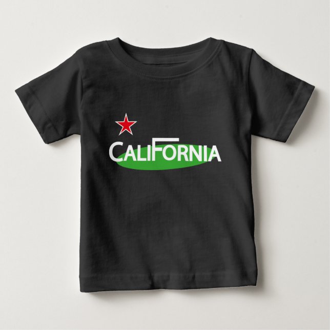 T-shirt Pour Bébé Californie (Devant)