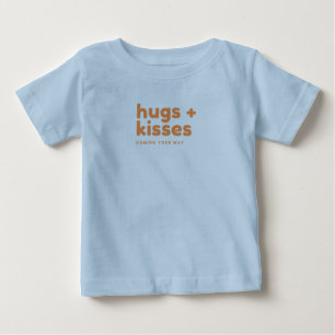 T-shirt Pour Bébé câlins et baisers