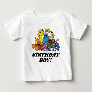 T-shirt Pour Bébé Camarades simples de Sesame Street 1er anniversair