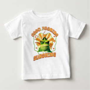 T-shirt Pour Bébé Caméléon Grincheux Drôle Humour du Matin