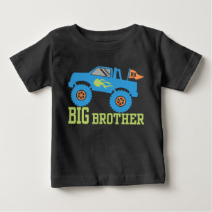 T-shirt Pour Bébé Camion Big Brother Monster