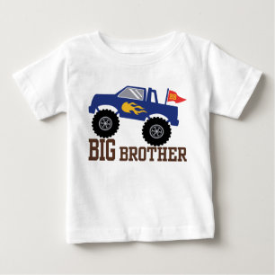 T-shirt Pour Bébé Camion Big Brother Monster