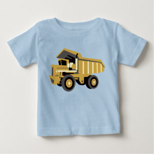 T-shirt Pour Bébé Camion de vidange