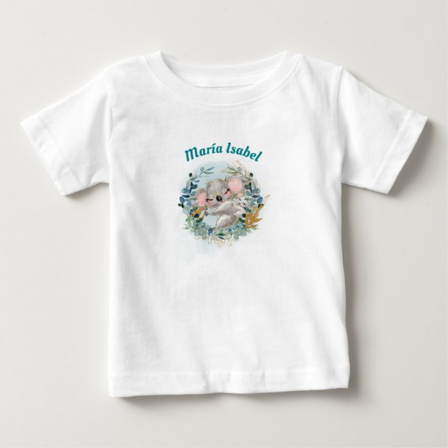 T-shirt Pour Bébé Camiseta Baby Shower (Devant)