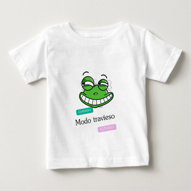 T-shirt Pour Bébé Camiseta de bebé con dibujo (Devant)