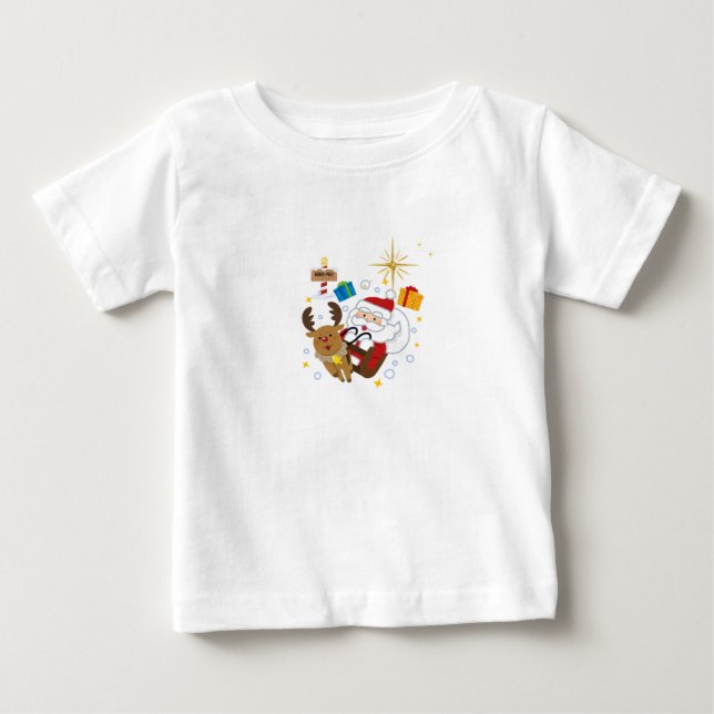 T-shirt Pour Bébé "Camiseta de bebé de algodón unisex – Suave, resis (Devant)