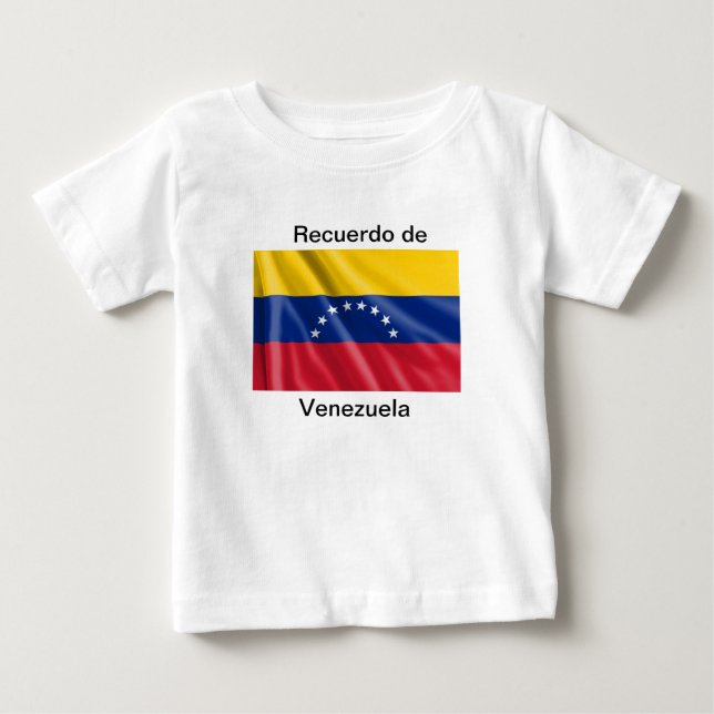 T-shirt Pour Bébé Camiseta recuerdo de Venezuela (Devant)