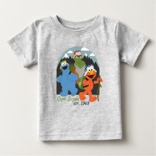 T-shirt Pour Bébé Camp Sesame Street EST. 1969