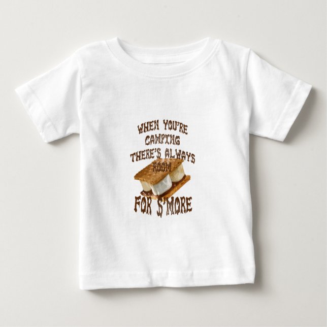 T-shirt Pour Bébé Camp Smores (Devant)