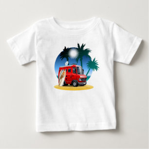T-shirt Pour Bébé Camper de dessin