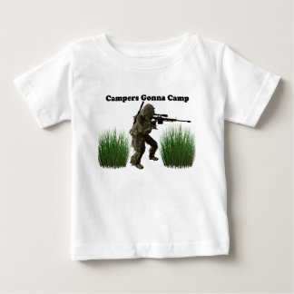 T-shirt Pour Bébé Campeurs allant camper