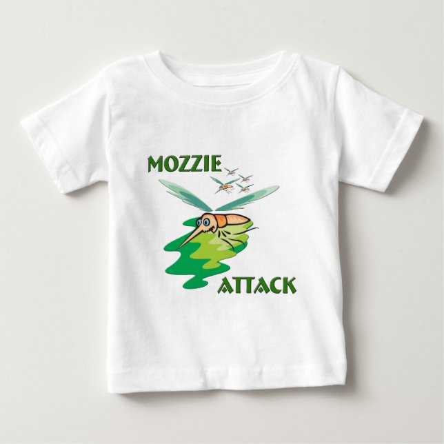 T-shirt Pour Bébé Camping Mozzie (Devant)