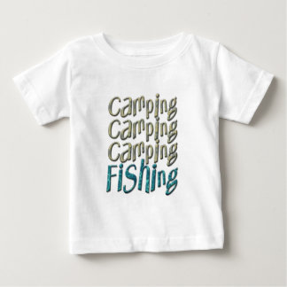 T-shirt Pour Bébé Camping Pêche