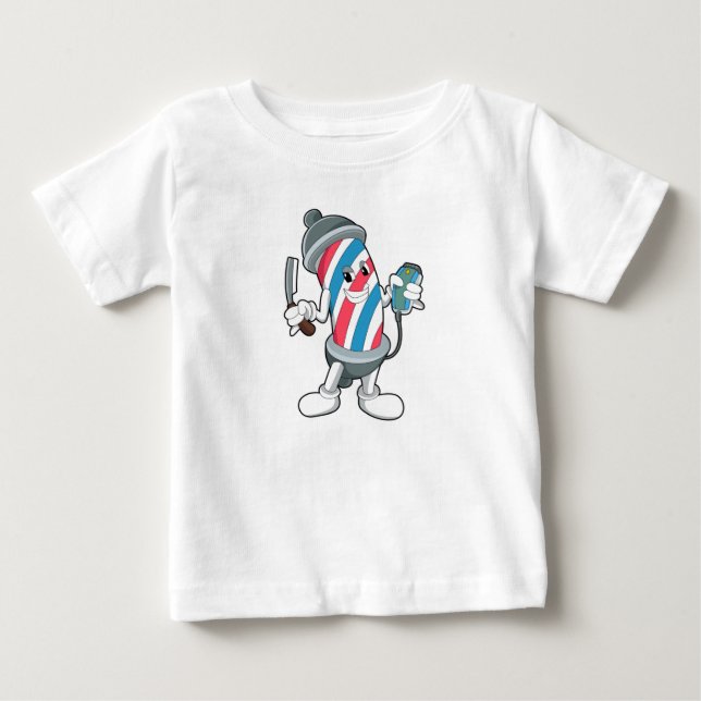 T-shirt Pour Bébé Can as Hairtravh Razor (Devant)