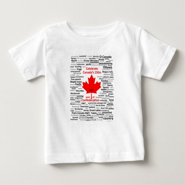 T-shirt Pour Bébé Canada150 Baby Romper (Devant)