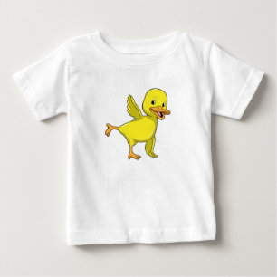T-shirt Pour Bébé Canard au Yoga Exercice d'étirement