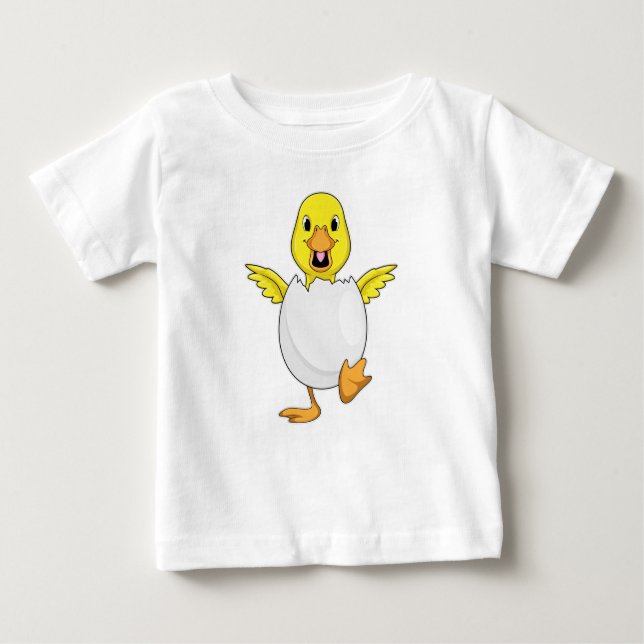 T-shirt Pour Bébé Canard avec oeuf (Devant)