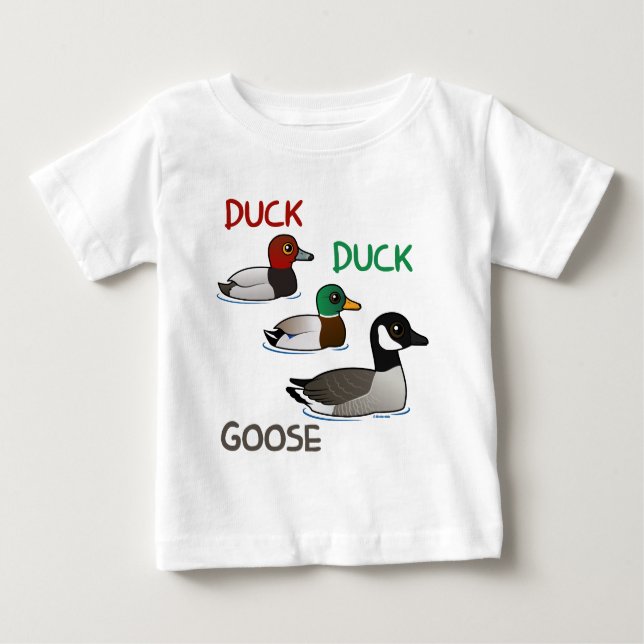 T-shirt Pour Bébé Canard Canard Goose (Devant)