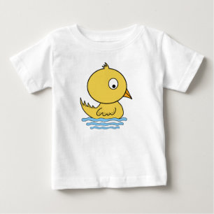 T-shirt Pour Bébé Canard jaune