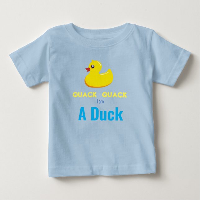 T-shirt Pour Bébé Canard jaune - charlatan de charlatan (Devant)