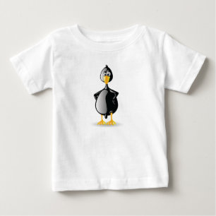 T-shirt Pour Bébé Canard Noir Avec Attitude