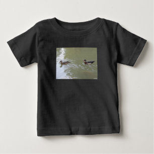 T-shirt Pour Bébé Canards qui nagent