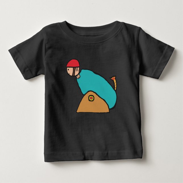 T-shirt Pour Bébé Cannonball humain (Devant)