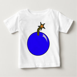 T-shirt Pour Bébé Cannonball Round Shot Bomb Cannon Ball Pirate