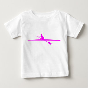 T-shirt Pour Bébé Canoë - Magenta