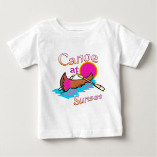 T-shirt Pour Bébé Canot de camping